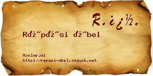 Répási Ábel névjegykártya