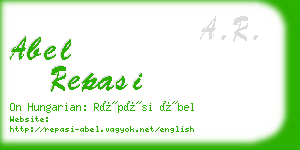 abel repasi business card